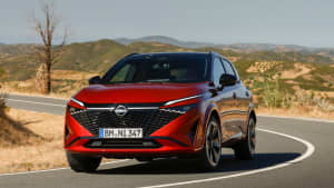 Frontansicht eines Nissan Qashqai nach Facelift