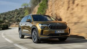 Front und Seitenansicht eines Skoda Kodiaq