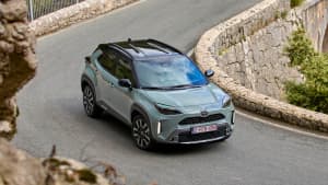 Draufsicht auf den Toyota Yaris Cross