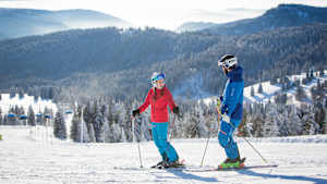 Skifahrer am Feldberg