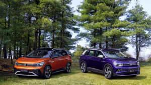 der VW ID.6 CROZZ und ID.6 X von vorne