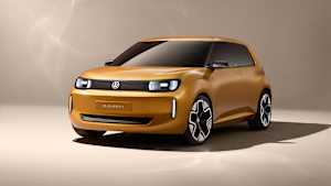 Frontansicht eines stehenden VW ID Every 1