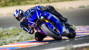 Yamaha YZF R6 auf der Rennstrecke