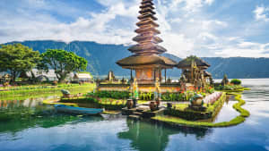 Ein Tempel auf der Indonesischen Insel Bali