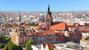 Blick auf die Stadt Hannover