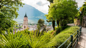 Aufname auf dem Tappeinerweg in Meran