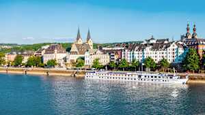 Panorama von Koblenz mit Rhein