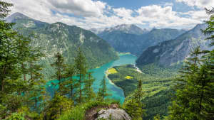 Der Nationalpark Berchtesgaden mit Blick auf den Königsee
