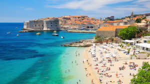 Strand in Dubrovnik