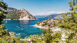 Aufnahme von Marmaris in der Türkei