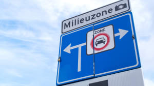 Umweltzonenschild in den Niederlanden
