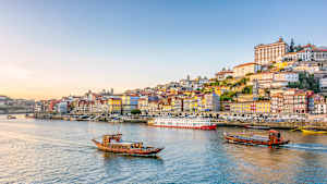 Stadtpanorama von Porto