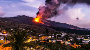 Vulkanausbruch in Cumbre Vieja, La Palma