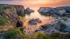 Küste in der Bretange nähe Quiberon