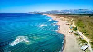Strand Velika Plaza in Montenegro