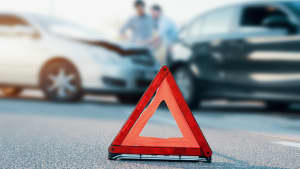 Ein Unfall ist passiert