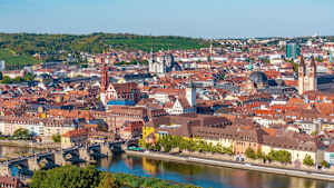 Panorama der Stadt Würzburg