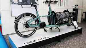 Ein Lastenrad von Canon welches vom Rückruf betroffen ist, das Model Flatbed