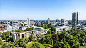 Stadtpanorama der Stadt Essen