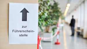 Eingang zur Führerscheinstelle