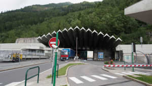 Mont Blanc Tunnel in Frankreich