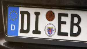 Nummernschild DIEB