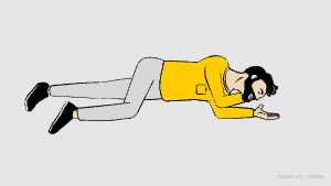 erste-Hilfe-stabile-seitenlage-Illustration