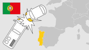 Unfall im Ausland, Portugal, Aufmacher, Landkarte