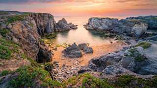 Küste in der Bretange nähe Quiberon