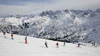 Skifahrer am Fellhorn