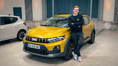 Aufnahme des Dacia Sandero Facelifts