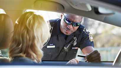 verkehrskontrolle in Amerika