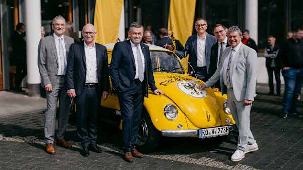 Der Vorstand des ADAC Mittelrhein e.V. bei der Mitgliederversammlung am 22. März 2025 in Bingen.