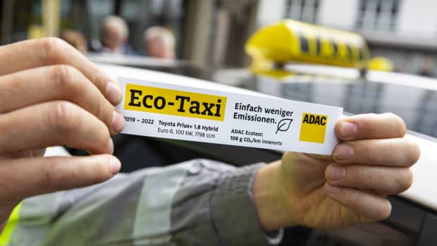 Aufkleber Eco-Taxi