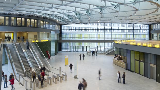 Innenaufnahme der ADAC-Zentrale in München