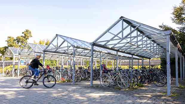 Bike and Ride Station in Karlsfeld bei Dachau