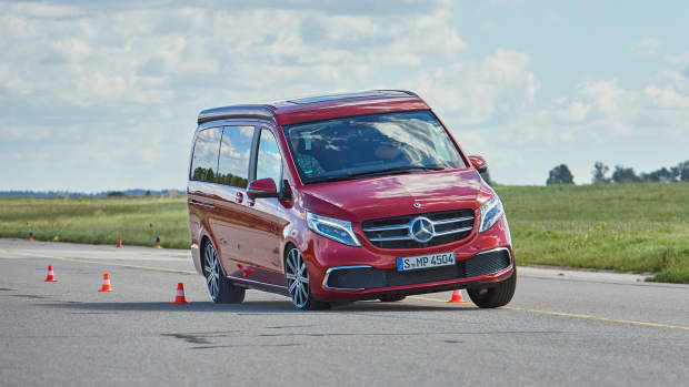 Mercedes Marco Polo im ADAC Ausweichtest