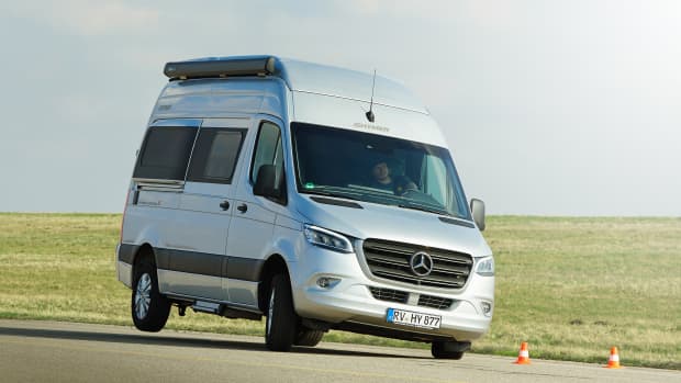 Der Hymer Grand Canyon S im ADAC Camper Test