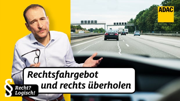 Jurist erklärt die Rechtsgrundlage zum Rechtsfahrgebot und rechts überholen