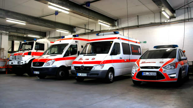 Der Fuhrpark der Johanniter Unfallhilfe