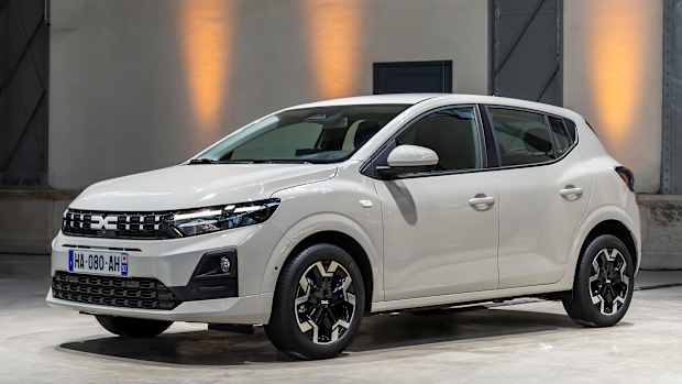 Aufnahme des Dacia Sandero Facelifts