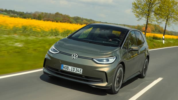 Frontansicht des VW ID3 nach Facelift