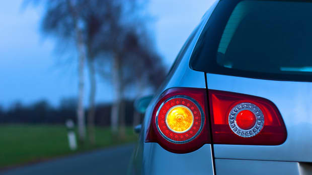 VW Passat blinkt