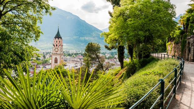Aufname auf dem Tappeinerweg in Meran