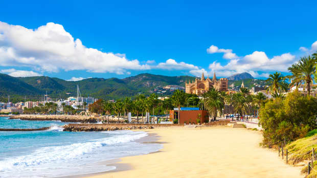 Der Stadtstrand von Palma de Mallorca