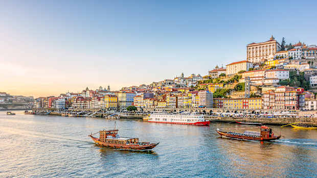 Stadtpanorama von Porto