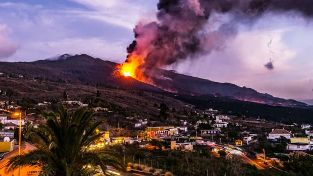 Vulkanausbruch in Cumbre Vieja, La Palma