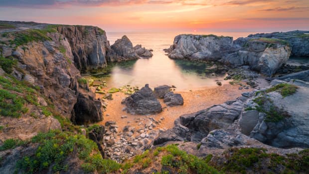 Küste in der Bretange nähe Quiberon