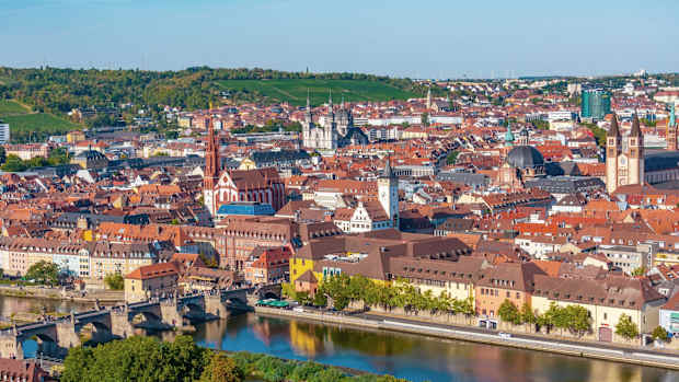 Panorama der Stadt Würzburg