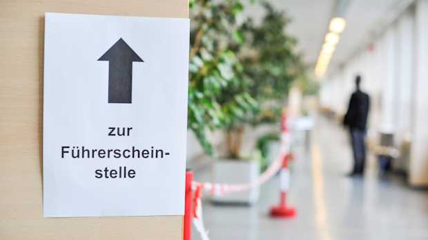Eingang zur Führerscheinstelle